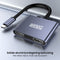 AdroitGoods USB C naar Dual HDMI - 4K@60hz/30hz - Dual HDMI Adapter- USB C Hub - USB 3.0 (5Gbps) - USB-C Opladen (tot 87W)