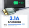 AdroitGoods USB-C Naar Micro-B kabel - Harde Schijf Kabel - Micro B 3.0/5Gbps - 100cm - Nylon Braided