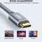 AdroitGoods Usb-C Naar Usb-B Kabel - Printerkabel - 3 Meter - Grijs