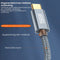 AdroitGoods Usb-C Naar Usb-B Kabel - Printerkabel - 3 Meter - Grijs