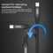 AdroitGoods Usb-C Verlengkabel - 10Gbps - Female naar Male adapter - 2 Meter - Zwart