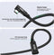 AdroitGoods Usb-C Verlengkabel Haaks - 10Gbps - 4K@60Hz - Female naar Male Kabel - 100cm - Verlenging - Zwart