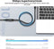 AdroitGoods Usb-C Verlengkabel Haaks - 10Gbps - 4K@60Hz - Female naar Male Kabel - 200cm - Verlenging - Zwart