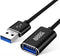 AdroitGoods Usb Verlengkabel 2 meter - USB 3.0 - Zwart