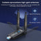 AdroitGoods USB Wifi Dongle Adapter - 1200Mbps - Dual 5dBi Antenne - Ontvanger - Zwart