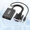 AdroitGoods VGA (D-Sub) naar HDMI 1.4 kabel - 25 cm - Zwart