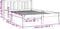 vidaXL - Bedframe - massief - hout - 120x190 - cm