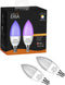 AduroSmart ERIA® E14 kaars Tunable colour - 2-pack - 2200K~6500K - warm tot koud licht + RGB - Zigbee Smart Lamp - werkt met o.a. Adurosmart en Google Home