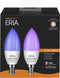 AduroSmart ERIA® E14 kaars Tunable colour - 2-pack - 2200K~6500K - warm tot koud licht + RGB - Zigbee Smart Lamp - werkt met o.a. Adurosmart en Google Home