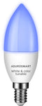 AduroSmart ERIA® E14 kaars Tunable colour - 2200K~6500K - warm tot koud licht + RGB - Zigbee Smart Lamp - werkt met o.a. Adurosmart en Google Home