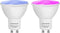 AduroSmart ERIA® GU10 spot Tunable colour V2- 2-pack - 2200K~6500K - warm tot koud licht + RGB - Zigbee Smart Lamp- werkt met o.a. Adurosmart en Google Home