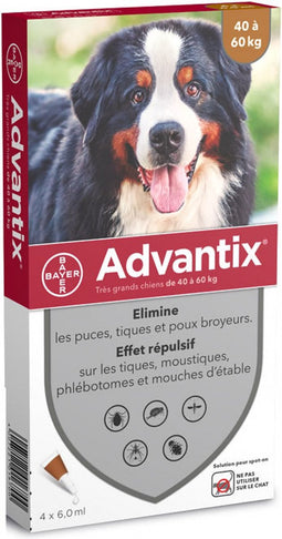 Advantix Grote Hond 40 tot 60 kg 4 Pipetten