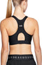 Under Armour Mid Keyhole - Compression Sportbeha Dames - Extreme ondersteuning - Zwart - Maat L