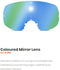 SINNER AURA - Skibril - Incl EXTRA LENS - Matte White