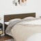 vidaXL - Hoofdborden - 2 - st - 100x5x78/88 - cm - stof - donkerbruin