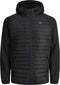 JACK&JONES JJEMULTI - Gewatteerde tussenjas - Opgezette capuchon - Zwart - Maat L