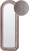 CULAN - Wandspiegel - Roze - Fluweel