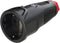 PCE 2510-src Koppeling met randaarde Kunststof, Rubber 230 V Zwart IP20