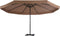 vidaXL - Parasol - met - draagbare - voet - taupe
