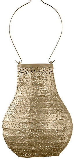 Lumiz Solar Tuinverlichting - Tuinverlichting op zonne energie - Tuinverlichting - Buitenlampjes - Tuinverlichting op zonneenergie - Buitenverlichting - Buitenlamp - Decoratie - Occult Bulb - 16 cm - Goud