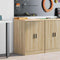 vidaXL - Garagekast - 60x51x85 - cm - massief - grenenhout - sonoma - eikenkleurig