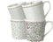 Laura Ashley Wild Clematis 4 Bekers - Giftset - Assorti 32 cl.