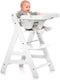 Hauck Alpha Tray - Tafelset voor kinderstoelen - Verstelbaar blad met bekeruitsparing - White
