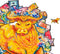 UNIDRAGON Houten Puzzel Voor Volwassenen Dier - Welvarende Stier - 298 stukjes - King Size 31x35 cm