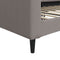 vidaXL - Slaapbank - 90x200 - cm - stof - taupe