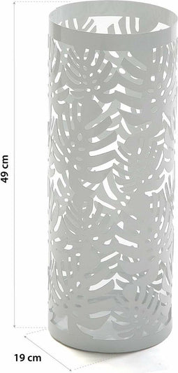 Paraplyställ Pauwel Metaal (19 x 49 x 19 cm) - Wit