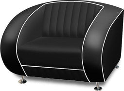 Bel Air Retro Fauteuil SF-01 Zwart
