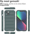 imoshion Hoesje - Geschikt voor iPhone 13 - EasyGrip Backcover - Donkergroen