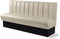 Bel Air Dinerbank Single Booth HW-180 Off White