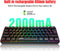 HXSJ L500 - Draadloze Gaming Toetsenbord - RGB - Tri mode - Zwart