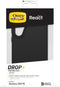 Otterbox React - Hard case - Drop+ bescherming tot 2m - Zwart