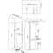 Bauknecht KGIS20F2P - Integreerbare koel/vriescombinatie - 227/79 liter - ProFresh - Stop Frost technologie