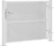 vidaXL - Poort - 100x75 - cm - roestvrij - staal
