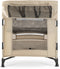 Deryan Luxe Campingbed - Inclusief transporttas en verschoonblad - Bodemverhoger - Cream