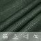vidaXL - Zonnezeil - 160 - g/m² - 3x3 - m - HDPE - donkergroen
