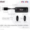 Club 3D CAC-1335 - HDMI + Micro USB naar DisplayPort™ Adapter - 4K120Hz of 8K30Hz - Zwart