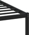 vidaXL - Bedframe - zonder - matras - metaal - sonoma - eikenkleurig - 107x203 - cm
