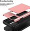imoshion Hoesje Geschikt voor iPhone 12 Pro / 12 Hoesje - Ruimte voor 2 pasjes - imoshion Backcover met pasjeshouder - Rosé Goud