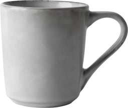 Dutch Rose Organic Mok - Theemok - Koffiemok - Licht Grijs - Stoneware Handgemaakt - 39 cl.