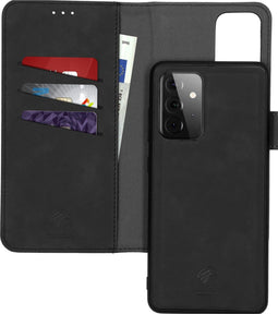 iMoshion Hoesje Geschikt voor Samsung Galaxy A72 Hoesje Met Pasjeshouder - iMoshion Uitneembare 2-in-1 Luxe Bookcase - Zwart