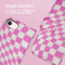 iMoshion Hoesje Geschikt voor iPhone SE (2022) / SE (2020) / 8 / 7 / 6s / 6 Hoesje Met Pasjeshouder - iMoshion Design Bookcase smartphone - Roze / Retro Pink
