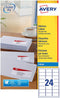 Avery J8159-25 adresetiketten ft 63,5 x 33,9 mm (b x h), 600 etiketten, wit