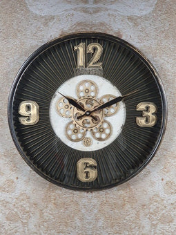 Grote wandklok - Wandklok industrieel - Radarklok 54 cm