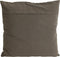 PTMD Cloe Taupe Cotton Cushion Antique Pattern Square L