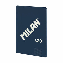 Milan 57243G48B, Monochromatisch, Blauw, A4, 48 vel, 95 g/m², Ruitjespapier