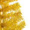 vidaXL - Kunstkerstboom - met - standaard - 210 - cm - PET - goudkleurig